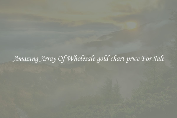 Amazing Array Of Wholesale gold chart price For Sale