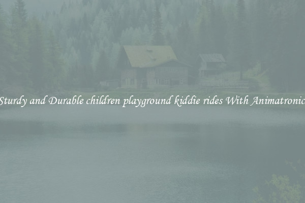 Sturdy and Durable children playground kiddie rides With Animatronics