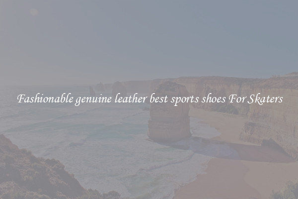 Fashionable genuine leather best sports shoes For Skaters
