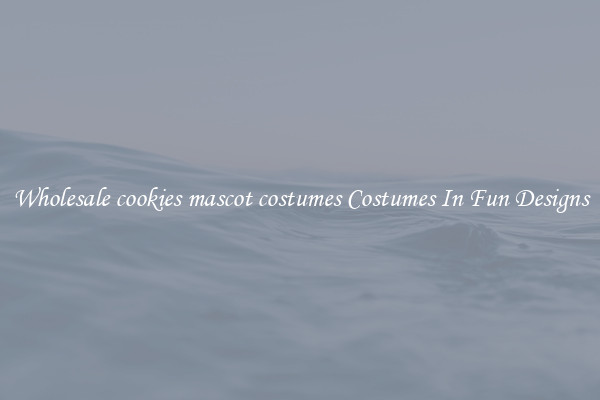 Wholesale cookies mascot costumes Costumes In Fun Designs